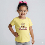 Yellow Cotton T-Shirt for Girls - Soft & Trendy Tees for Kids - Teestra