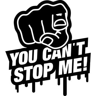 YOU CAN'T STOP ME - Teestra