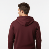Zippered Hoodie | Burgundy - Teestra