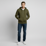 Zippered Hoodie | Olive - Teestra