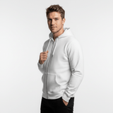 Zippered Hoodie | White - Teestra