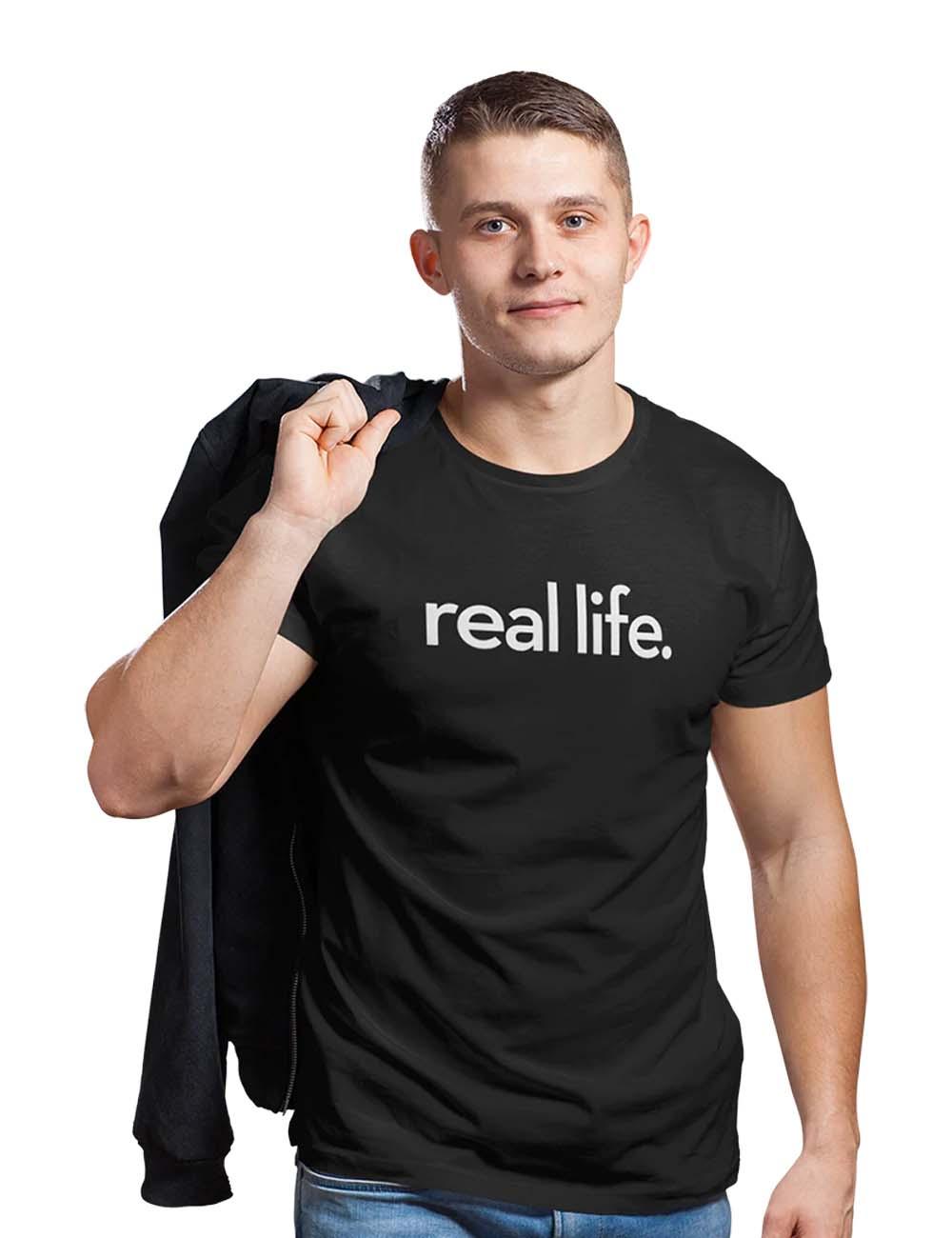 Real Life (Black) - Teestra
