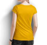 Women's round neck Navy/Mustard/White Value pack - Teestra