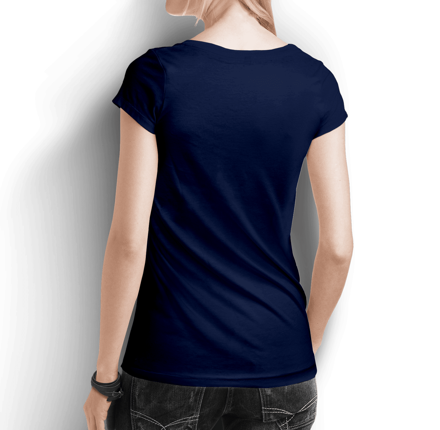 Women's round neck Navy/Red Value pack - Teestra