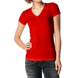 Women's round neck Navy/White/Red Value pack - Teestra